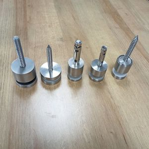 Entretoises réglables en acier inoxydable pour fixation, montage mural,