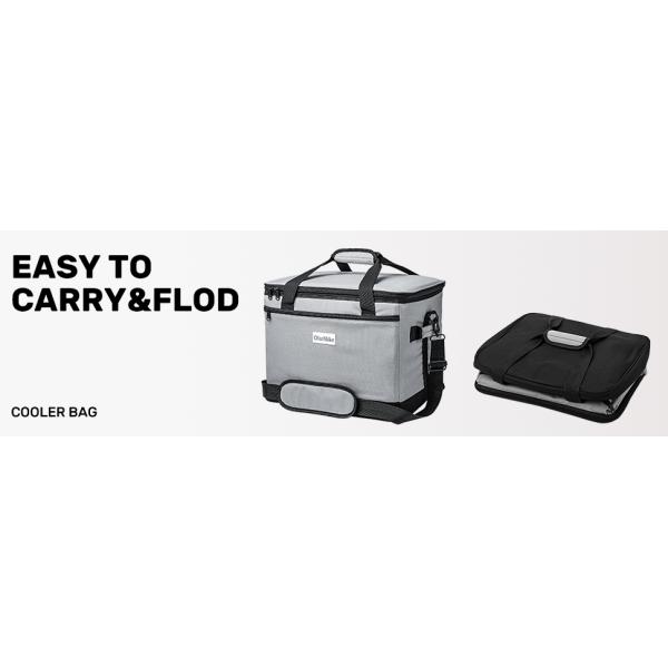 Leakproof Collapsible Insulated Cooler Bags Lunch Box For Camping Picnic Bbq