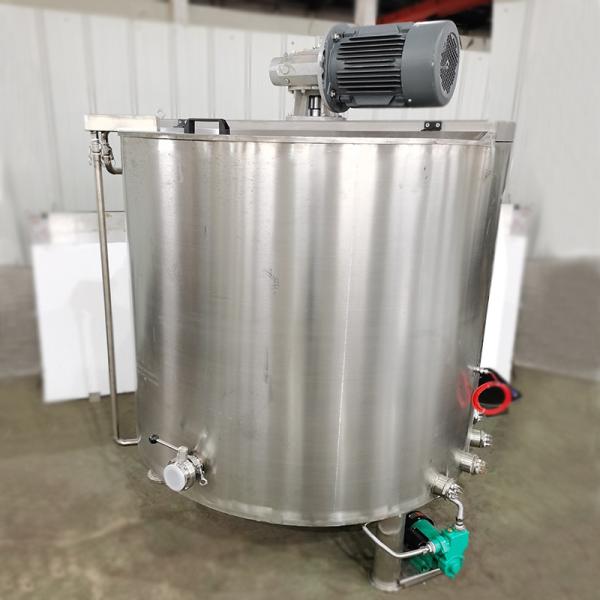 500L 1000L подгоняло бак для хранения шоколада плавя с агитатором закрытым кожухом