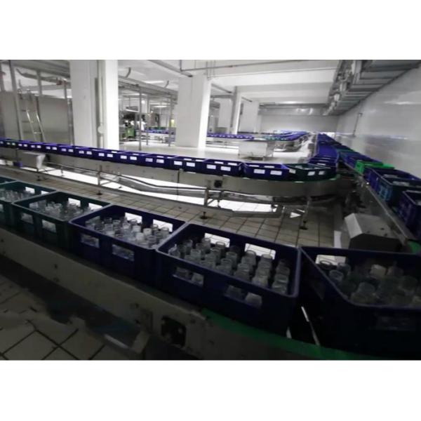 Glass Bottle Dairy Production Line , Milk Production Plant Equipment Long Service Life