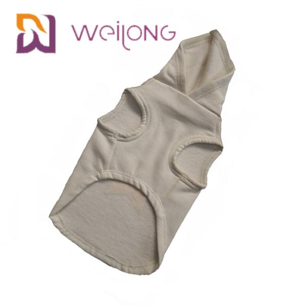 Customizable Patterns CVC Cotton Dog Hoodie With Rubber Print