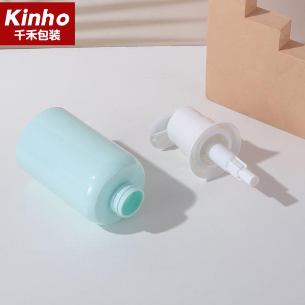 32MM 350ML 750ML Round Shouder Empty Lotion Containers 4cc Pump Cylindrical 500ml Pet Spray Bottle Shampoo Body Wash