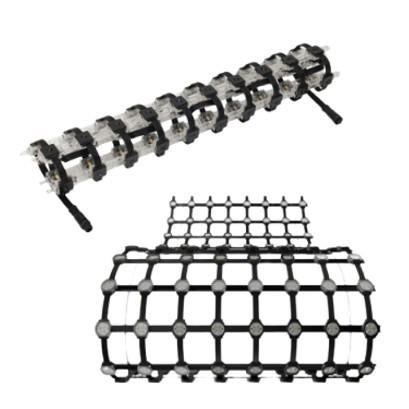 P80 LED Mesh Pantalla flexible LECH LECH Cantidad 3-6pcs IP67 para uso al aire libre
