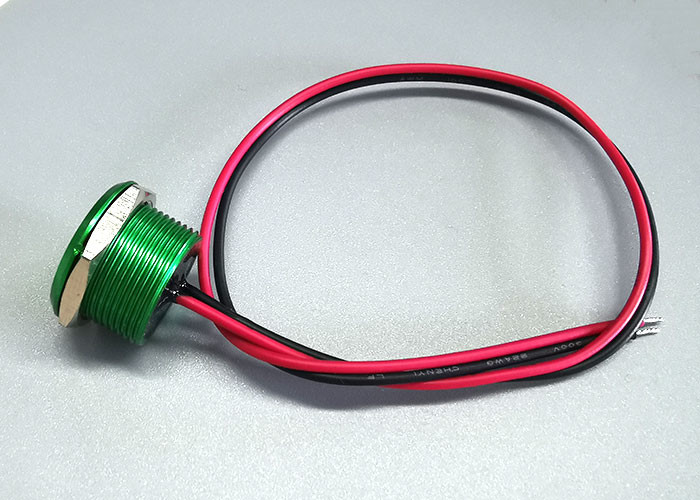 Переключатель касания держателя панели 12v IEC529 IP68 19mm мгновенный Piezo