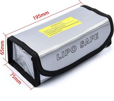 Biens antidéflagrants de couleur argentée sûre de sac de Lipo de batterie de MSDS RC