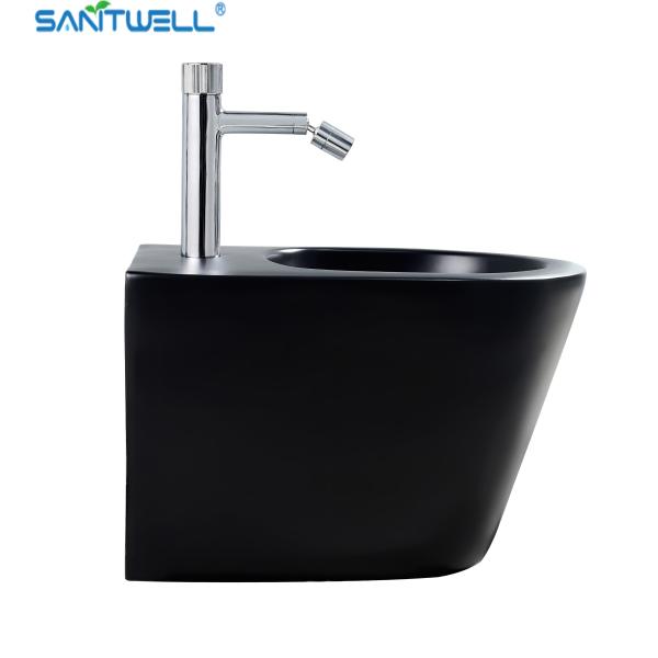 Tamanho branco de Hung Bidet 480*370*325 milímetro da parede da bandeja do WC do banheiro de SWJ0131MB, assoalho - bidê montado