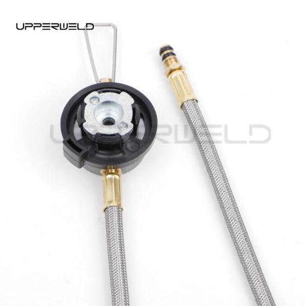 Herramientas de campamento al aire libre Estufas de gas duraderas Válvula de caja de tanque de gas Conversión de la cabeza del adaptador de la botella del adaptador del conector