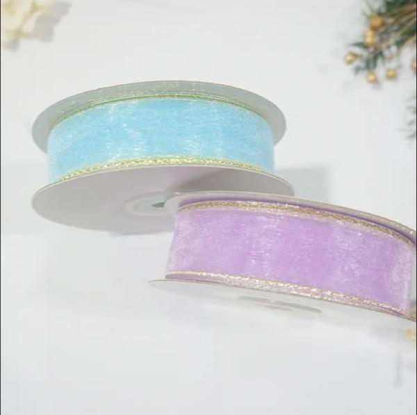 Eco-Friendly Organza Ribbon 196 Color Options for DIY Gift Wrapping and Baking Decor