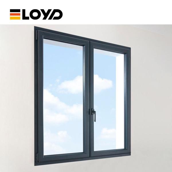 Ventana de aluminio de marco delgado para casas contemporáneas
