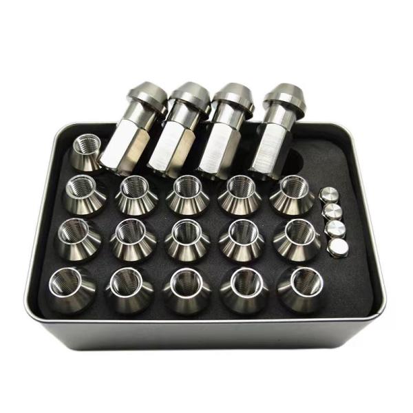 Titanium Wheel Lug Bolts M24x1.25 Titanium Bolts Cold Heading