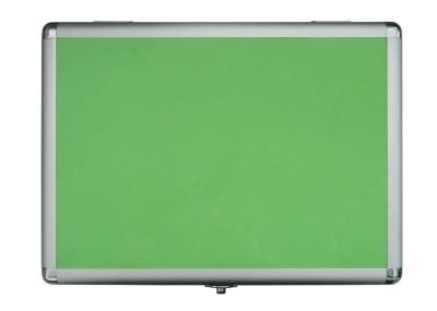 Alumínio durável da borda da prata da parte superior do verde da caixa da raquete de tênis de mesa para bastões/bolas