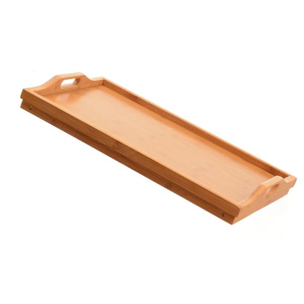 2018 Hot Sale Home or Restaurant Use Bamboo Serving Tray with leg