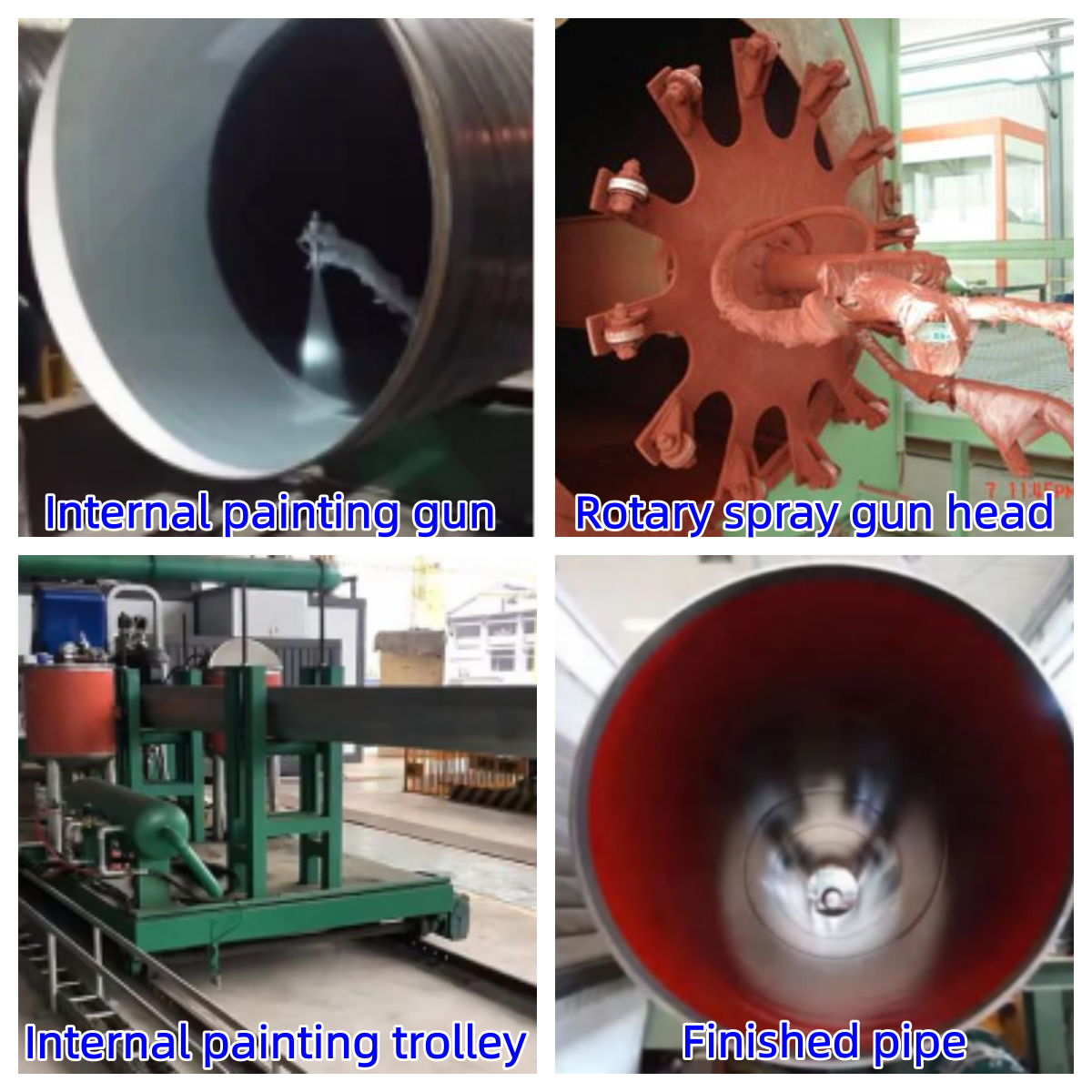 Internal FBE / External 3LPE Steel Pipe Anti-Corrosion Coating Equipment