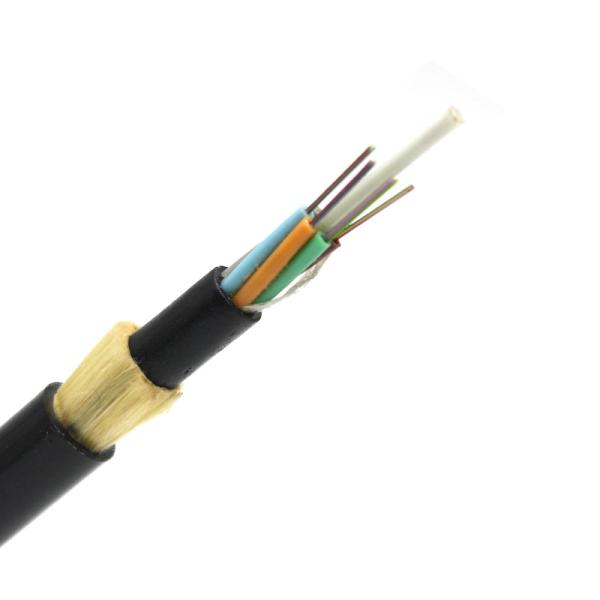 FRP Strength 24 Core ADSS Optical Fiber Cable All Dielectric Fiber Optic Cable