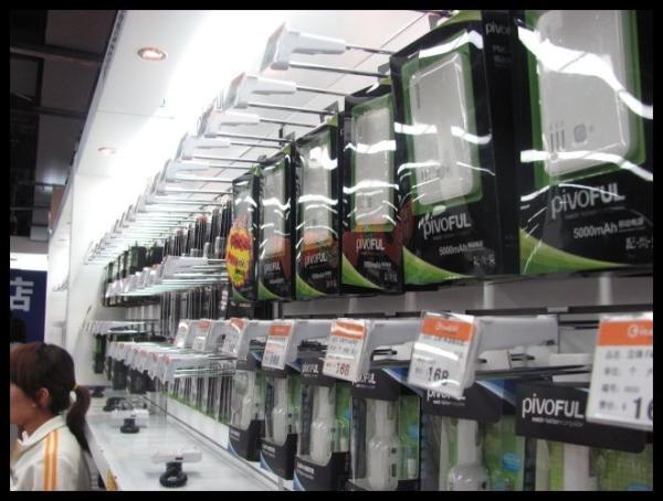 COMER antitheft locking devices for phone shops Slatwall Retail display Hooks