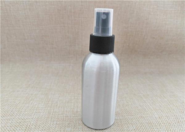Silver Color Aluminum Cosmetic Bottles For Cosmetic Packaging Custom Size