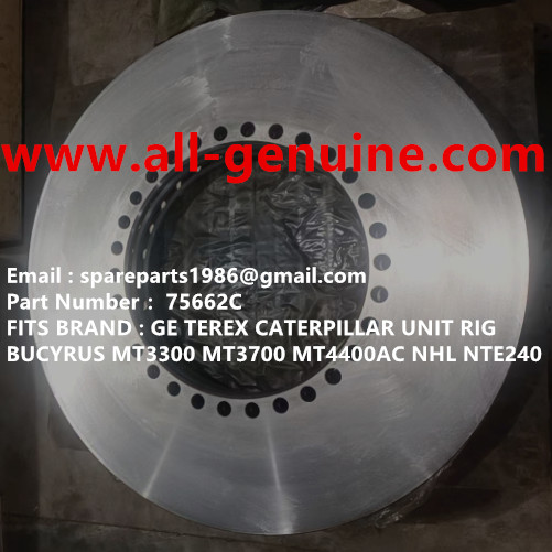 75662C BRAKE DISC  KOMATSU 730E 830E 930E 960E MINING DUMP TRUCK WHEEL MOTOR DRIVE GE