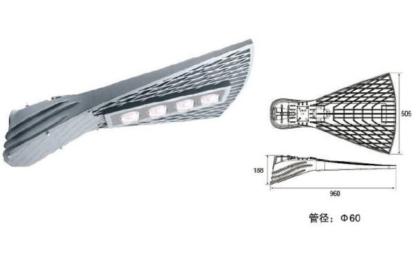 60W 100W 120W LED Street light fixture for 15M pole with Brideglux chip 120lm/w
