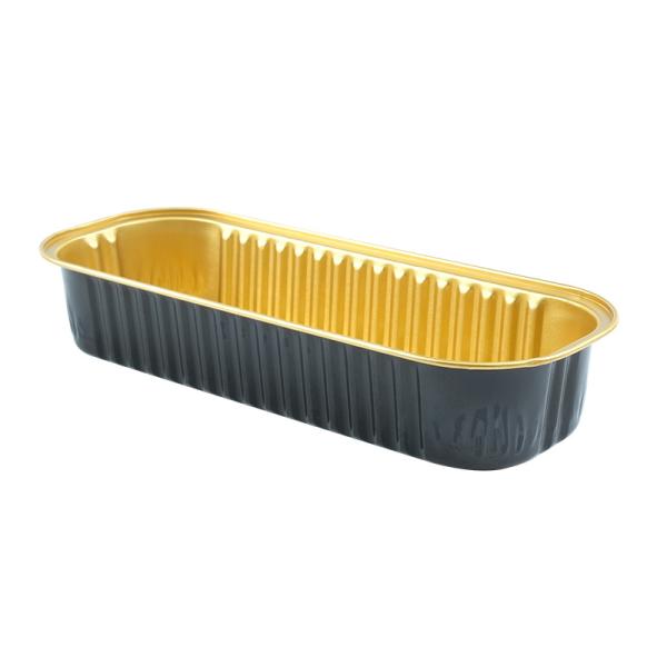 Sample Freely Provided Golden Aluminum Foil Lunch Box for Durian Take-out Packaging