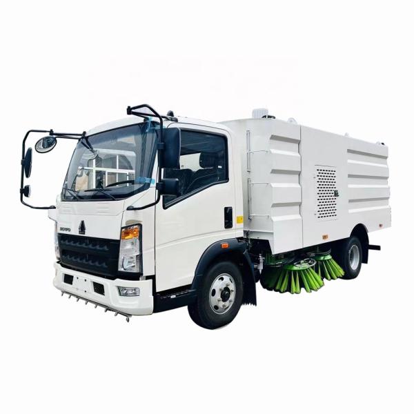 HOWO 5000 Liters Road Sweeping Truck Euro VI Truck Mounted Street Sweeper