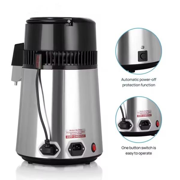 Медицинское и бытовое 750 Вт. Дистилляционный агрегат 1 л/ч.