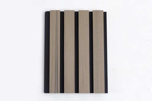 Wood Slat Acoustic Panel With Sustainable Wood Slats And Acoustic Fill