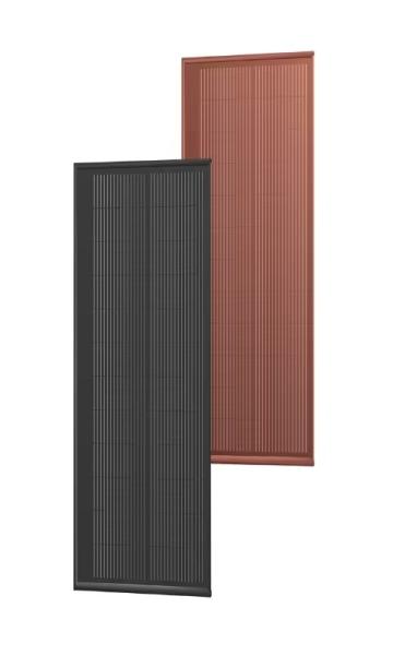 T Series Solar Roof Tile – 100W, N-Type TOPCon, Black, 18.5% Efficiency, 5400Pa Wind-Resistant, IEC61215 Certified