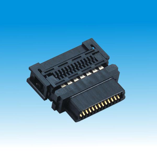 26P 1.27 SCSI IDC Female Connectors 28AWG For Phosphor Bronze Cable