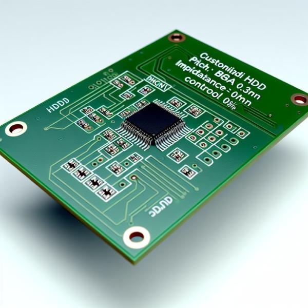 HDI PCBボード 0.05mm コア 0.07mm レーザードリル 0.04mm ライン幅