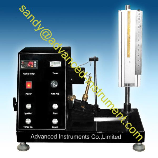 Тестер воспламеняемости ASTM D3014A вертикальный для твердых Thermoset клетчатых пластмасс