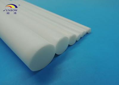Extruded PTFE Rod PTFE Products For Aerospace Industry , Aeronautics 4.0mm to 300mm