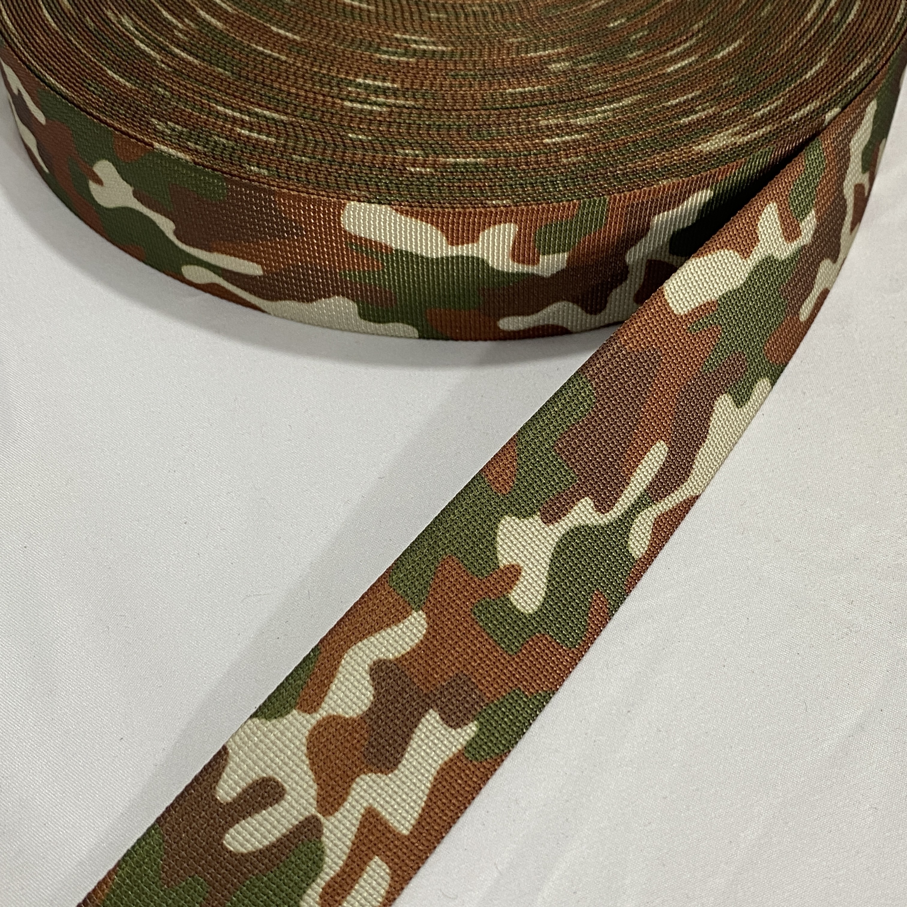 Camouflage Polyester webbing Camouflage Outdoor supplies Backpack belt Tactical clothing