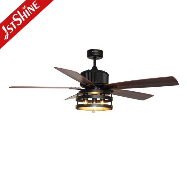 2022 Ventilador de teto clássico com controle remoto e atenuador de luz de