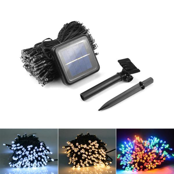 12M 100LED Holiday Solar LED Christmas Lights IP 65 8-15 Hours Lighting Time