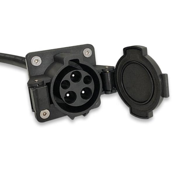 SAE J1772 Electric Car Charging Sockets 250V IP55 Type 2 3 Phase