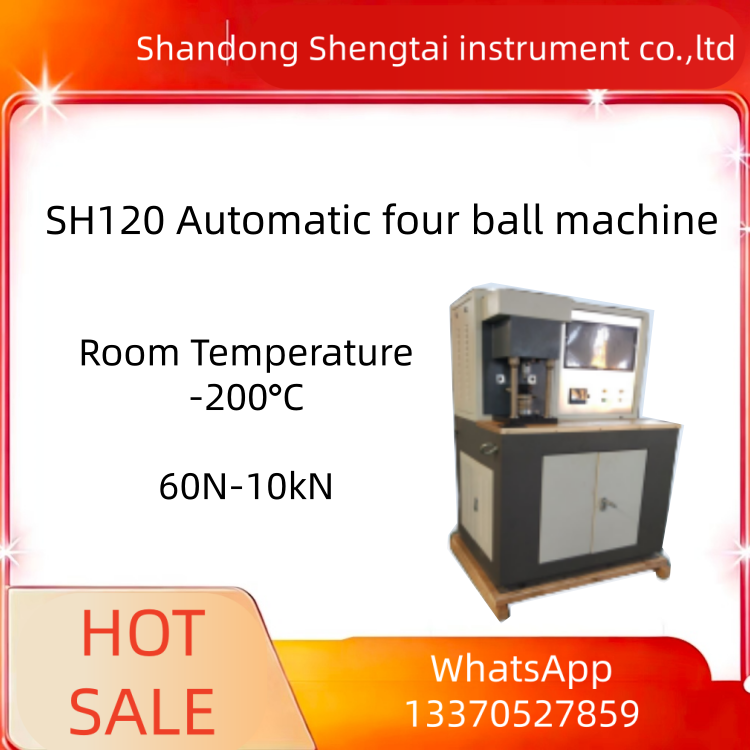 SH120 Automatic Four Ball Tester Lubricant Anti-Wear Test Machine GB/T3142 ASTM D2783 DIN51350 JISK2519 