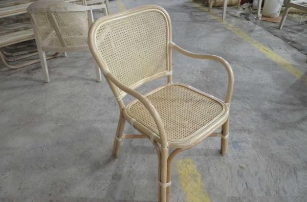 Luxury Cane Modern Chair Wooden Wicker Rattan Bar Chairs Outdoor Garden Sofa Chair