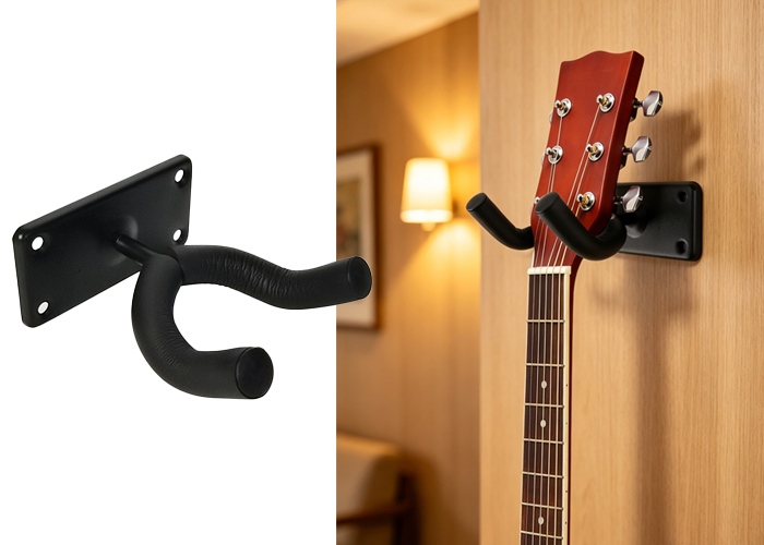 Universal Guitar Wall Hanger Anti Scratch Non Slip Instrument Wall Mount For Acoustic Electric Guitar Bass Ukulele