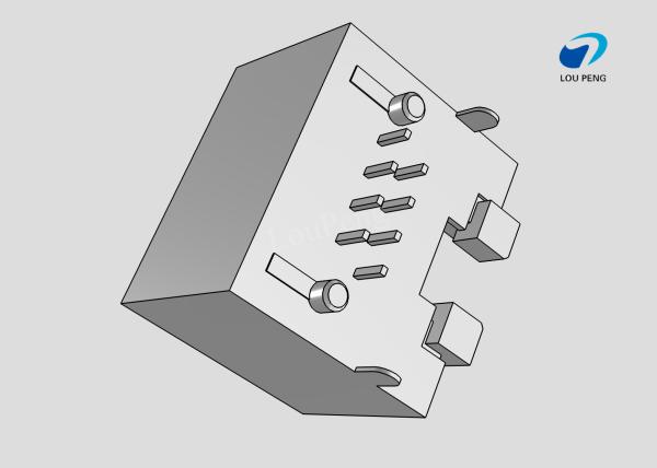 RJ45 Connectors, RJ45, Single Port, Port Matrix Configuration 1 x 1, RJ Type Jacks & Plugs