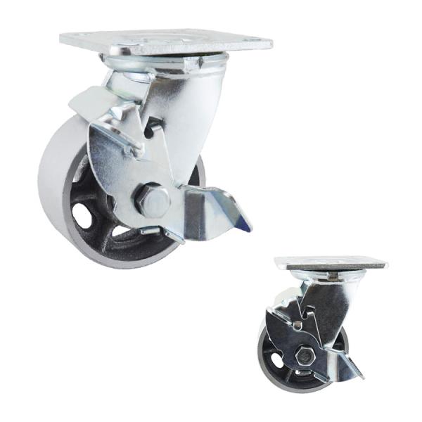 полость литого железа емкости 440LBS 100x50mm вырезает сердцевина из твердых колес рицинусов мебели