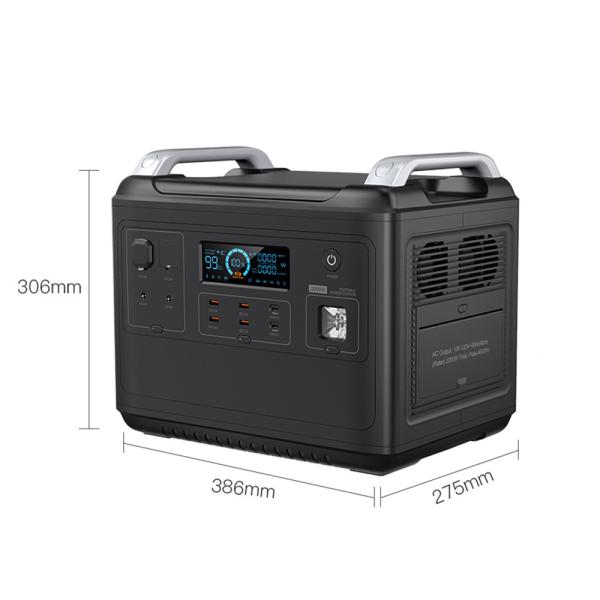New energy generator MPPT input two-way 2000W quick lifepo4 portable power station 2000w