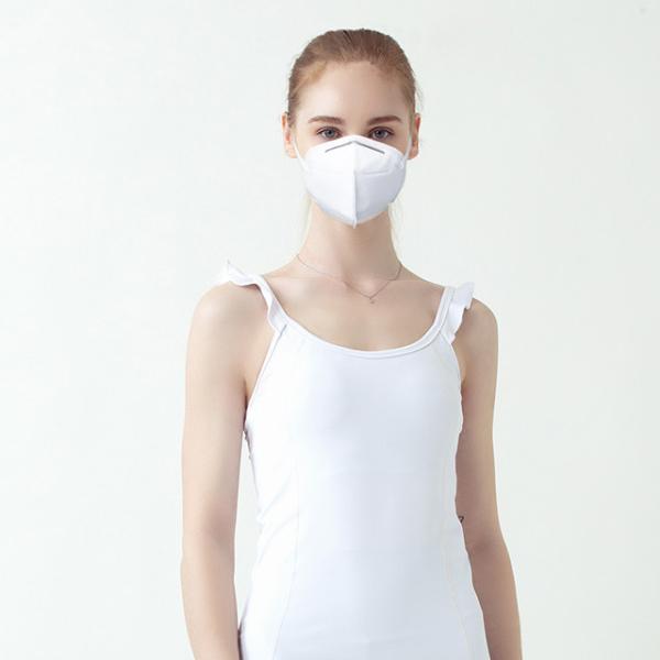 Anti - Haze Non Woven Kn95 Respirator Masks Single Use With Soft Nose Cushion