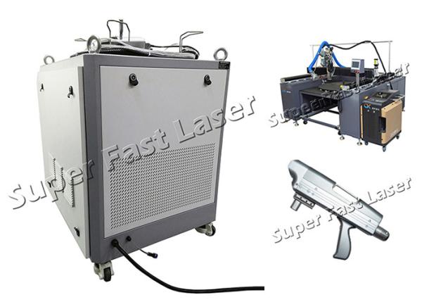 Metal o sistema pesado 500W da remoção de oxidação do laser que pinta o líquido de limpeza portátil do laser