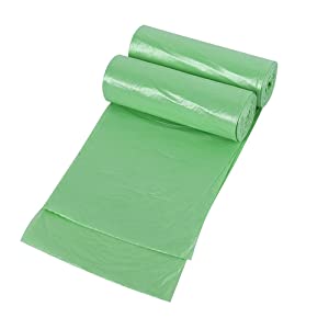 100% Compostable Vest Carrier Plastic Biodegradable Shopping Bag with EN13432, Dog waste Bags on roll, Dispenser bags