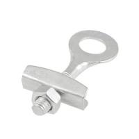 Silver ToneMetal Bike Bicycle Spare PartsChain Tug Tensioner 6mm Dia.Thread, Size:5 x 2cm /2