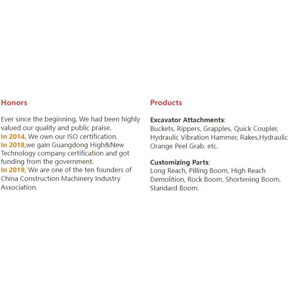 Заграждение и рука достигаемости экскаватора длинные экскаватора болота заграждения 22 тонн части длинного запасные