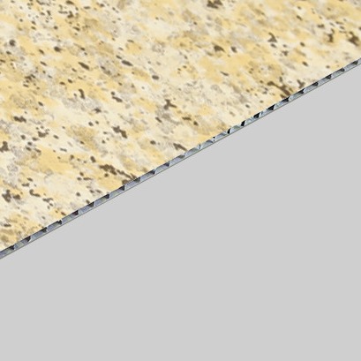 Yellow Aluminum  Core Panel 244cm Granite Aluminum  Panels 4x8