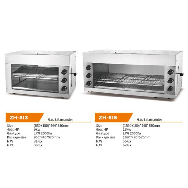 9KW Stainless Steel Cooking Equipment