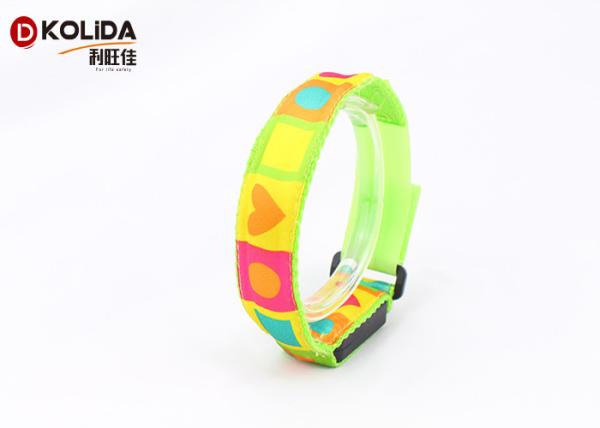 Nylon Webbing High Visibility Armbands Led Light Glowing Flashing Armband 2.5x50cm