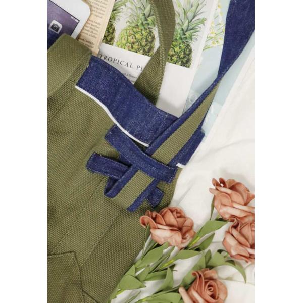 Single Shoulder Double Face Usage Canvas Messenger Tote For Adult